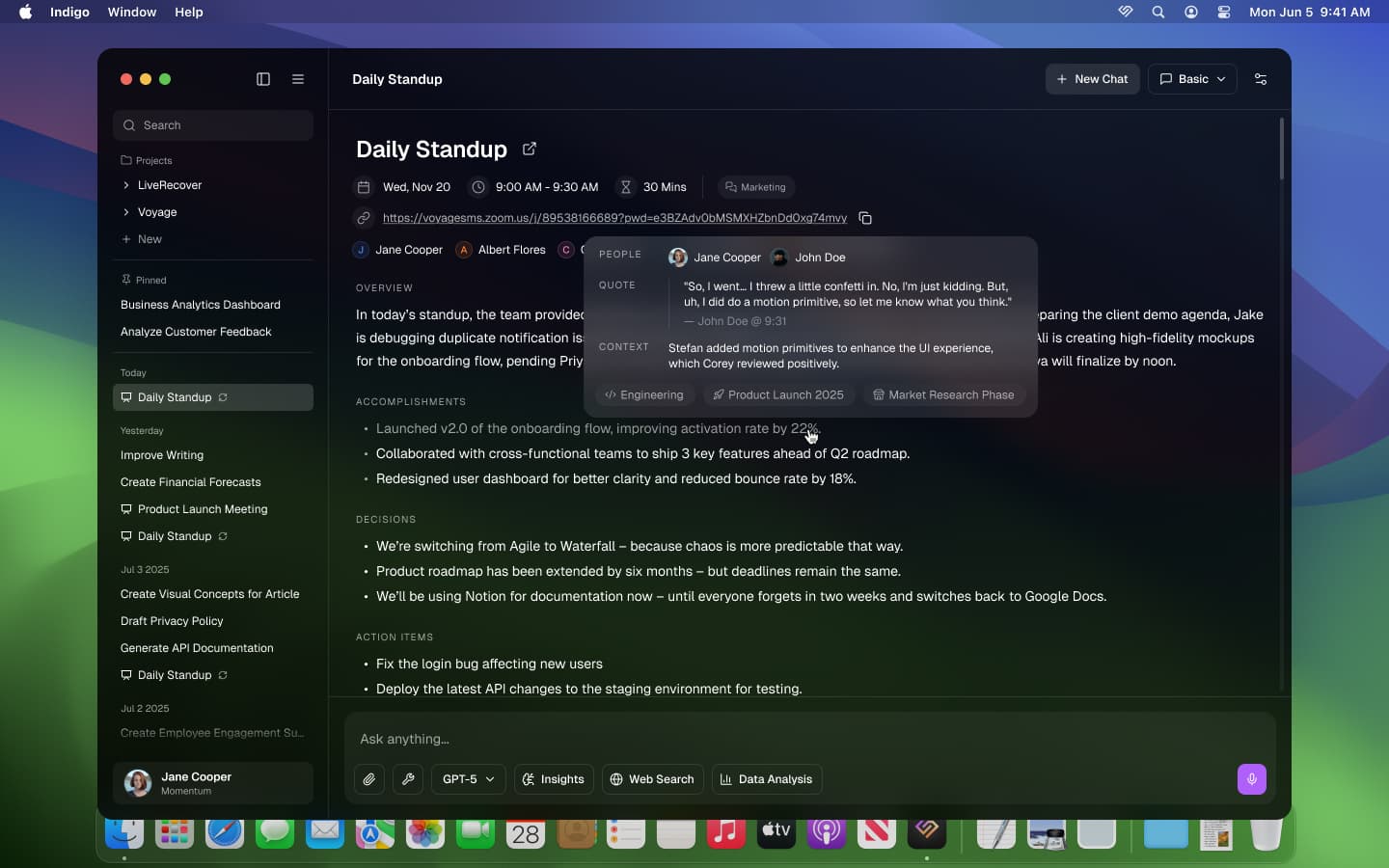 Indigo - Desktop App Design, image 7 of 12