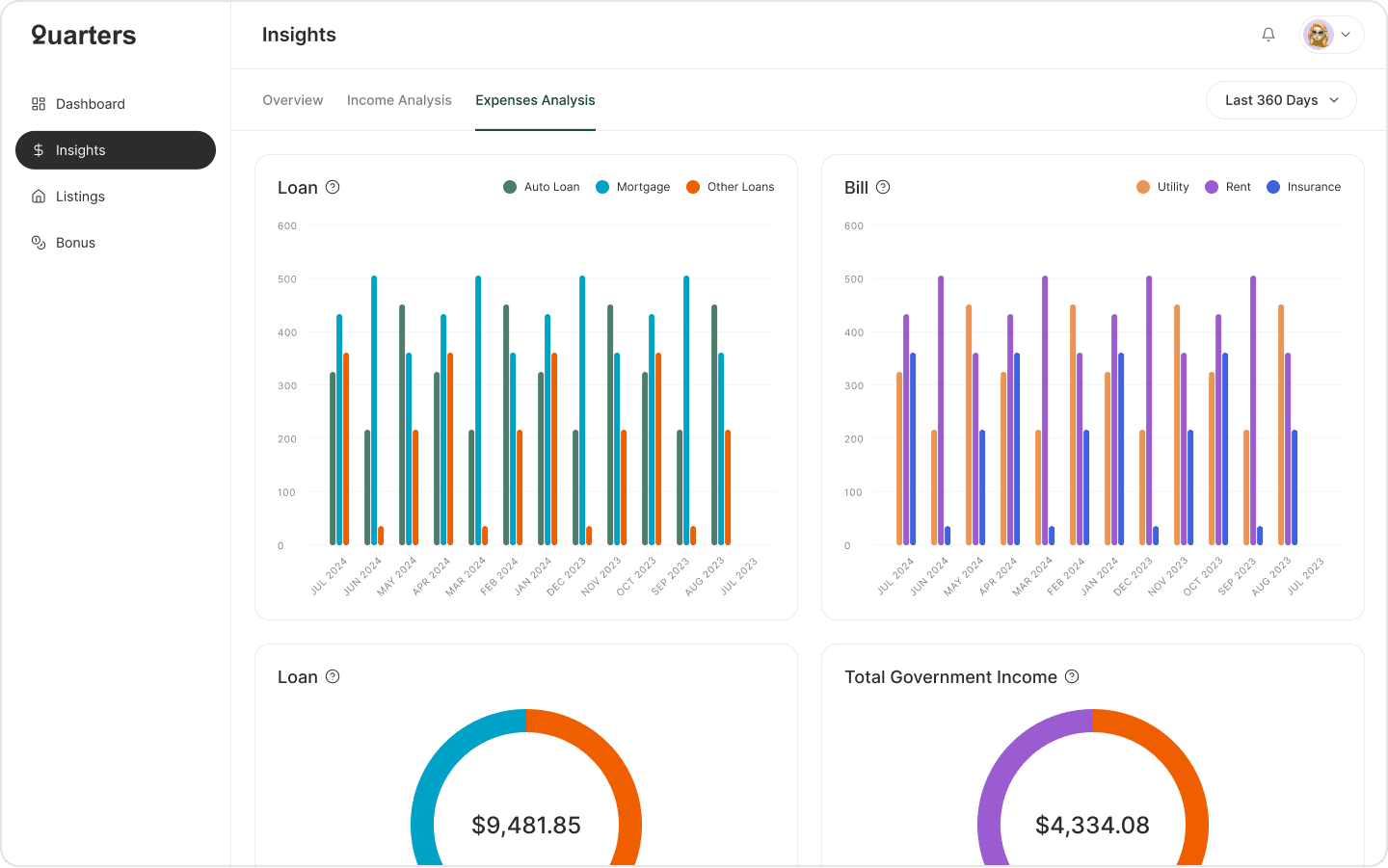 Quarters - Web App Design, image 5 of 12