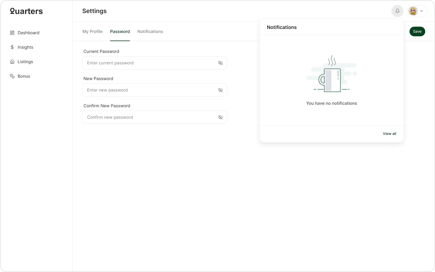 Quarters - Web App Design, image 12 of 12